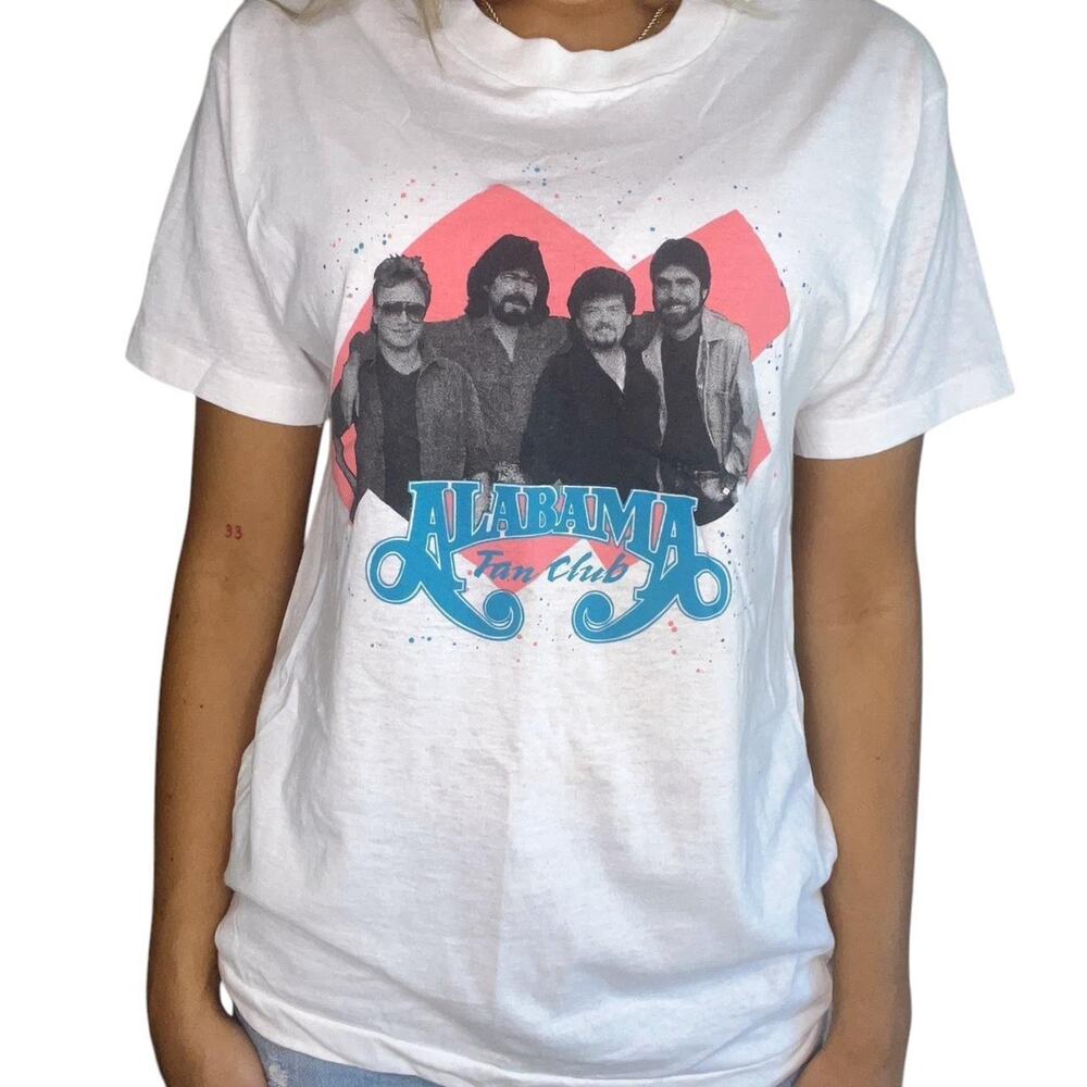 Vintage band tee Alabama fan club t shirt unisex small